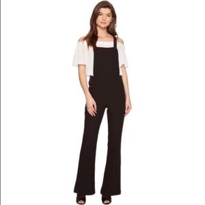 Romeo and Juliet Couture Black Flared Overalls